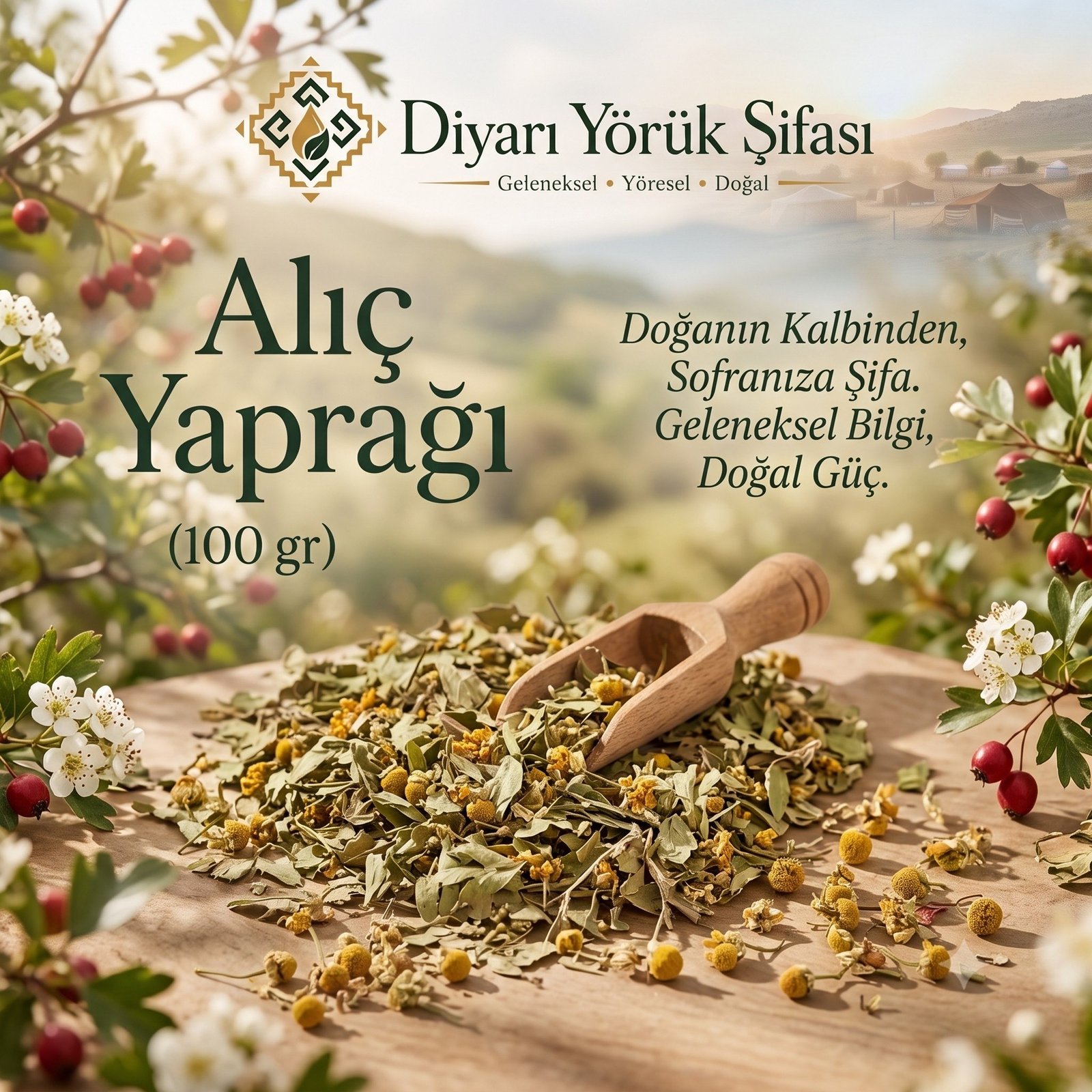 Alıç yaprağı (100 gr) - Görsel 2